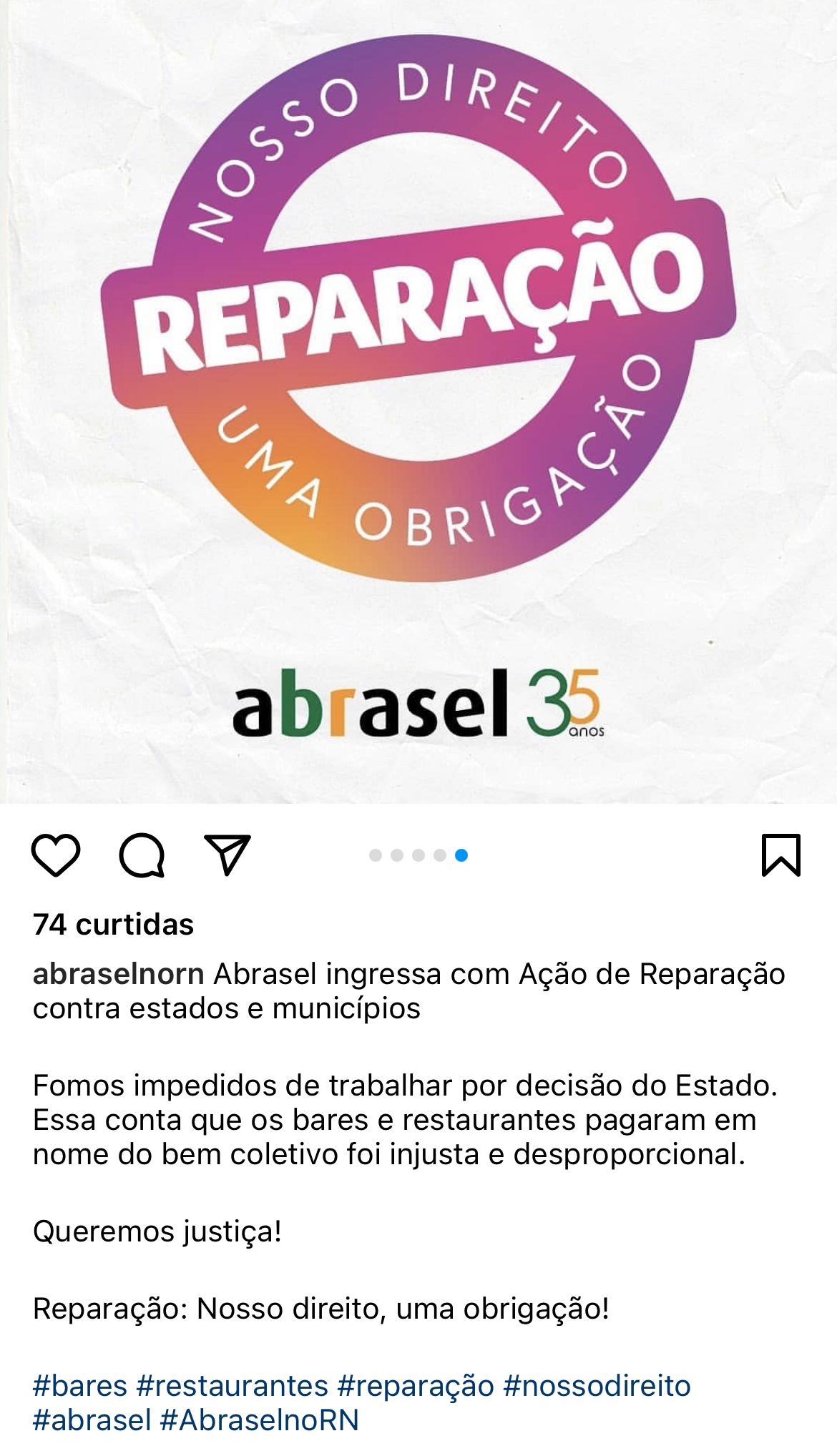 Abrasel/RN: Uma associação doente