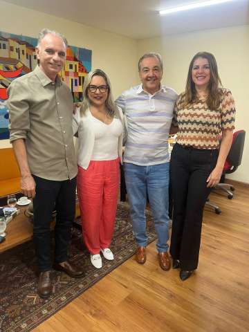 Vereadora Nina e lideranças de Monte Alegre tiveram encontro com o presidente estadual do União Brasil