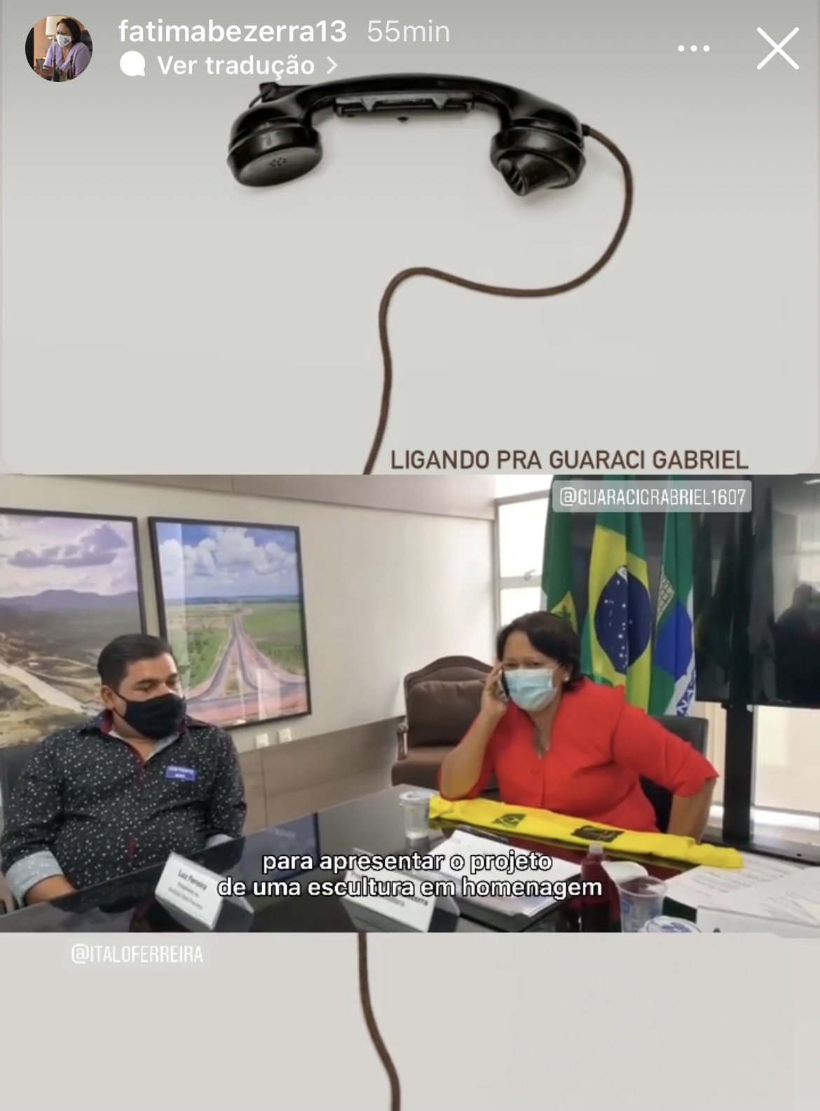 Vergonha passa longe: Fátima quer pegar carona