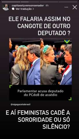 Styvenson sobre deputado comunista: 
