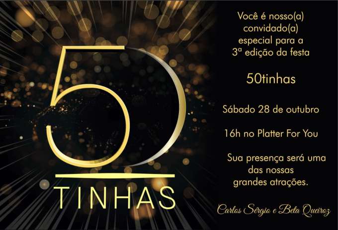 Festa 50tinhas realiza 3ª edição no sábado (28)