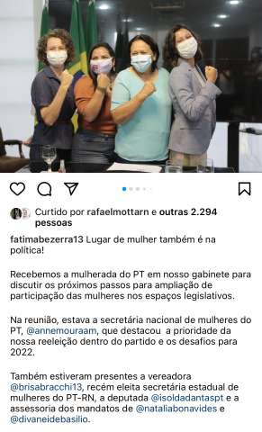 Fátima usa governadoria para fazer política partidária